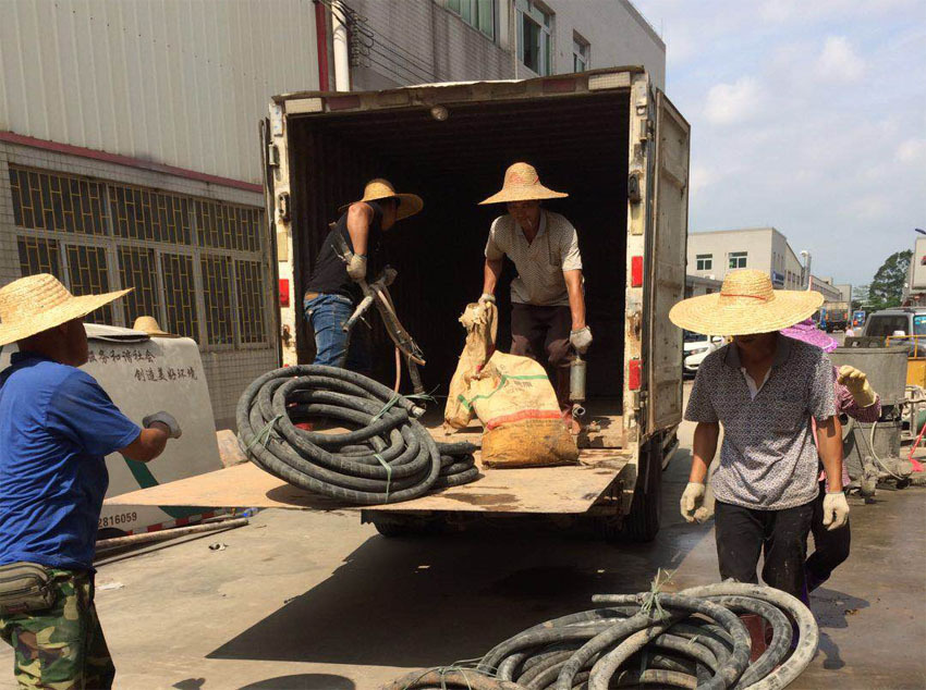 通江一部件厂房地基出现下沉注浆加固
